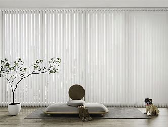 modern venetian blinds vertical strip blinds venetian blinds 3d model