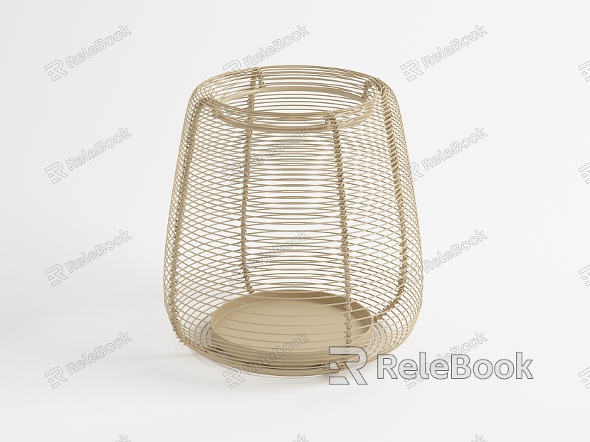 Modern Storage Basket Bamboo Basket Bamboo Basket model