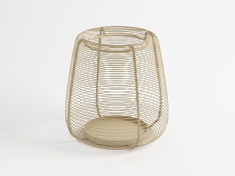 Modern Storage Basket Bamboo Basket Bamboo Basket 3d model