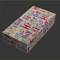 Happy Birthday Themed Decorative Ornament Set With Colorful Patterns And Letter Prints
