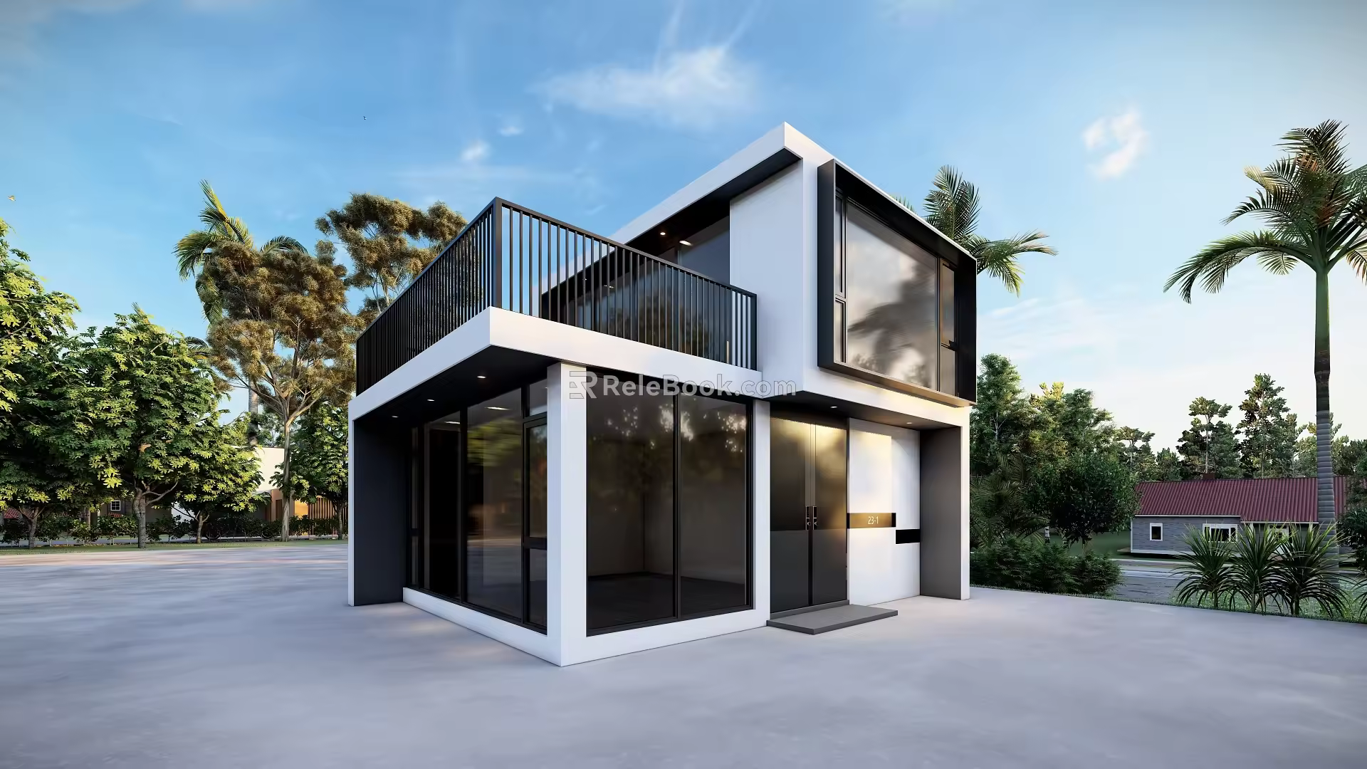 Modern Architecture Leisure Building 3d model
