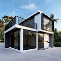 Modern Architecture Leisure Building 3d model