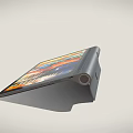 Lenovo Foldable Laptop With Modern Design Touch Screen Displaying Colorful Guitars