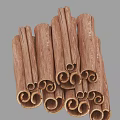 Natural Dried Cinnamon Sticks Aromatic for Cooking and Baking Use 3d model