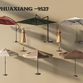 TPHUAXIANG 9527 Collection Of Outdoor Umbrellas In Various Colors And Styles