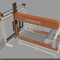 Automatic Industrial Palletizing Machine With Robotic Arm And Conveyor System