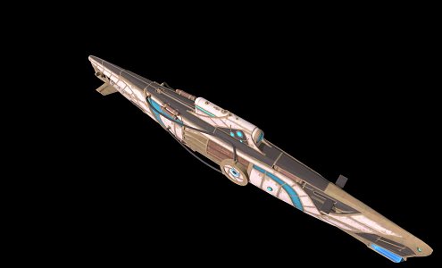 Modern Submarine 3d model