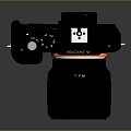 modern camera dslr camera card machine digital camera 3d model