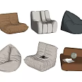Bean Bag Chairs in Various Styles and Colors for Modern Comfortable Seating