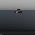 Modern Black Dome Pendant Light With White Interior And Ceiling Mount Design