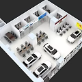 4S Automobile Service Center With Used Car Sales Evaluation Insurance And Vehicle