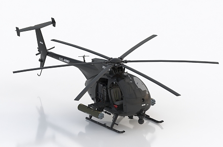 Helicopter Gunship Rescue Helicopter Drone Transport Helicopter 3d model