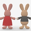 Rabbit Doll Rabbit Doll Rabbit Doll 3d model