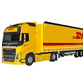 Container Truck FedEx Container Truck 3d model