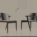 Modern Dining Chairs With Wooden Frame White Upholstery And Minimalist Design
