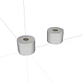 Toilet paper roll 3d model