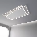 Modern Stylish Ceiling Lights With Square Round And Linear Designs For Home 3d model