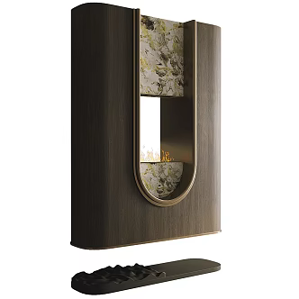 Modern Fireplace 3d model