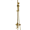 Golden Shower System With Fixed Head Handheld Sprayer And Adjustable Bracket 3d model