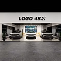 Modern 4S Store Showroom With New Cars On Display And Sleek Interior