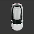 White Modern SUV with Sleek Exterior Design and Black Alloy Wheels