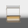 Cart Sales Cart Bread Display Cart Display Cabinet 3d model