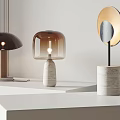 Elegant Modern Table Lamps With Marble Bases And Stylish Translucent Shades