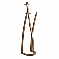 Modern Freestanding Coat Rack With Metal Frame Minimalist Design And Multiple Hooks