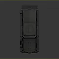 Armored Police Vehicle With Heavy Armor Emergency Lights And Badge