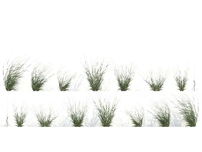 modern grass thatch 3d model
