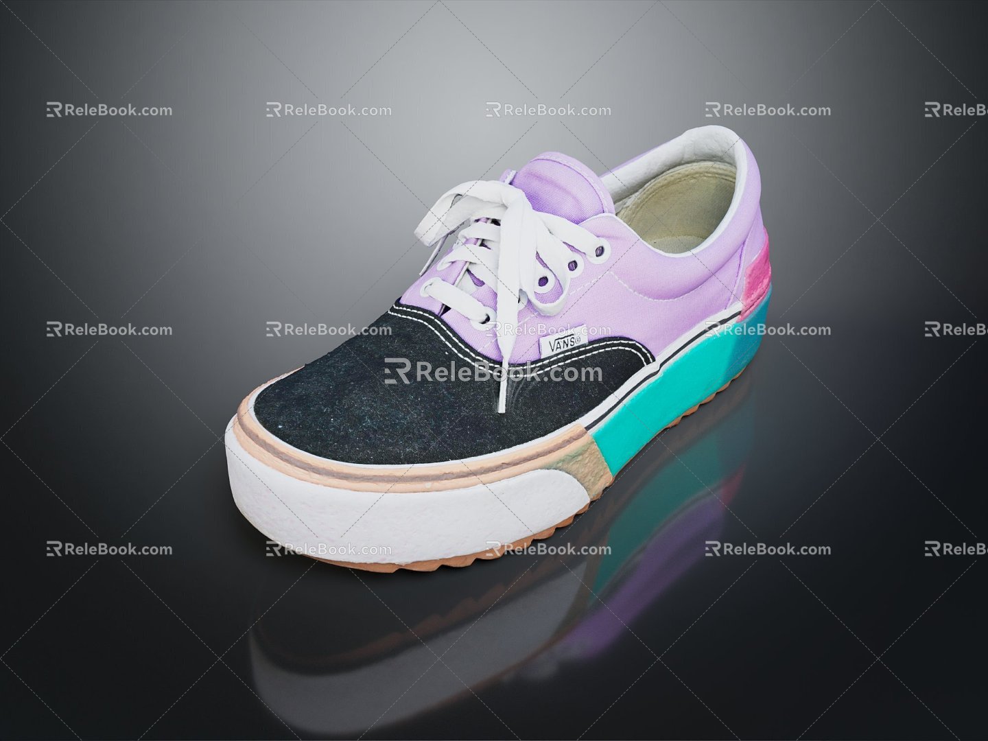 Cloth Shoes Flat Shoes Canvas Shoes Old Cloth Shoes 3d model