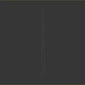 Electricity Pylon 3D Model With Metal Structure And Cross Arms On Gray Background