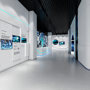 Modern Exhibition Hall Science and Technology Exhibition Hall 3d model