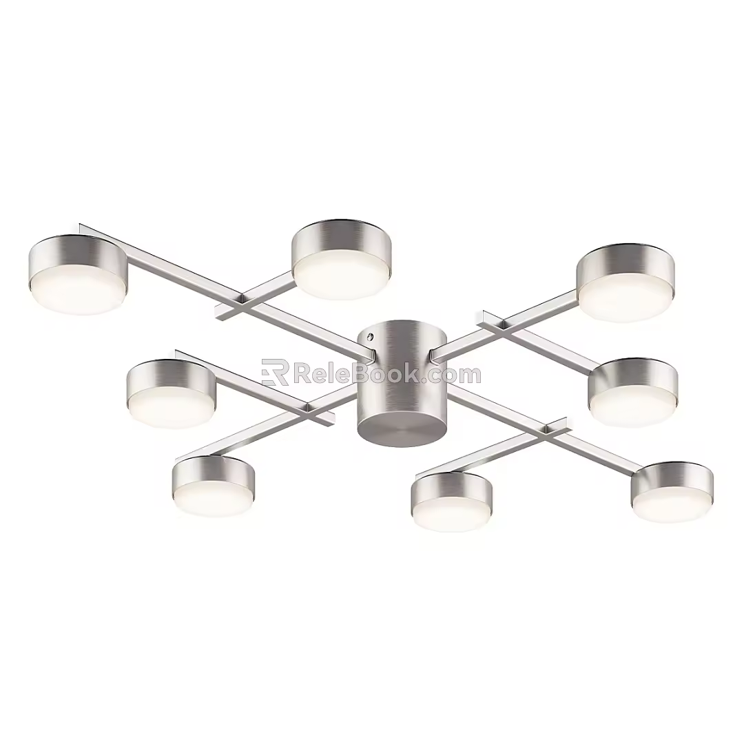 Modern minimalist ceiling lamp 3d model
