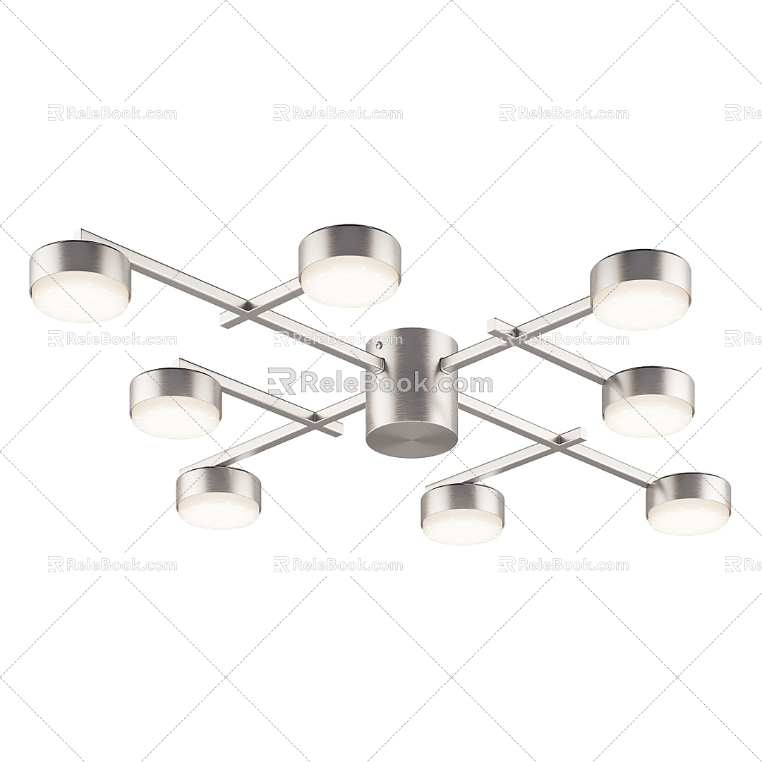 Modern minimalist ceiling lamp 3d model