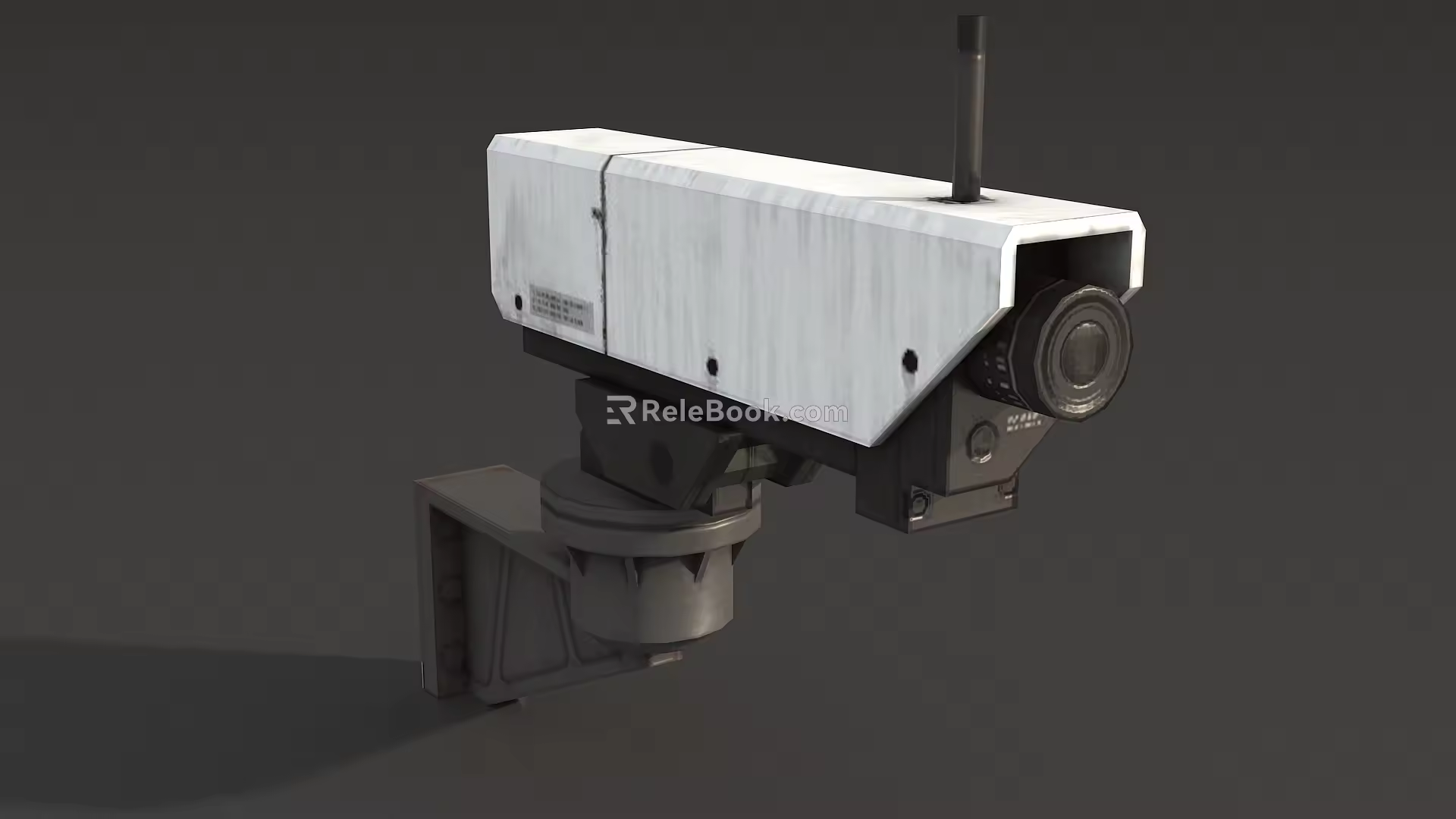 Monitoring simple model camera simple model low face number monitoring camera monitoring equipment infrared camera security monitoring game monitoring 3d model