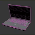 Silver Laptop With Blue Screen Display VPR Logo And White Keyboard Red Accents