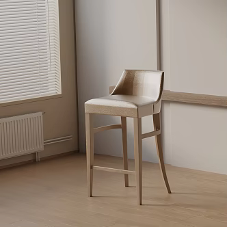 Modern Bar Chair 3d model