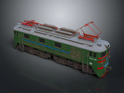 vintage train steam train carriage locomotive head steam carriage train modern vehicle 3d model
