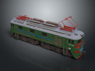 vintage train steam train carriage locomotive head steam carriage train modern vehicle 3d model