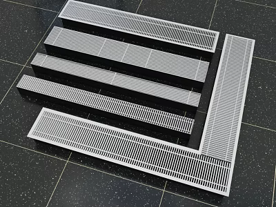 Bathroom Accessories Stainless Steel Floor Drains With Grid Design For Shower Area 3d model
