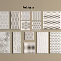 Poliform Perforated Panels Featuring Diverse Hole Patterns And Designs