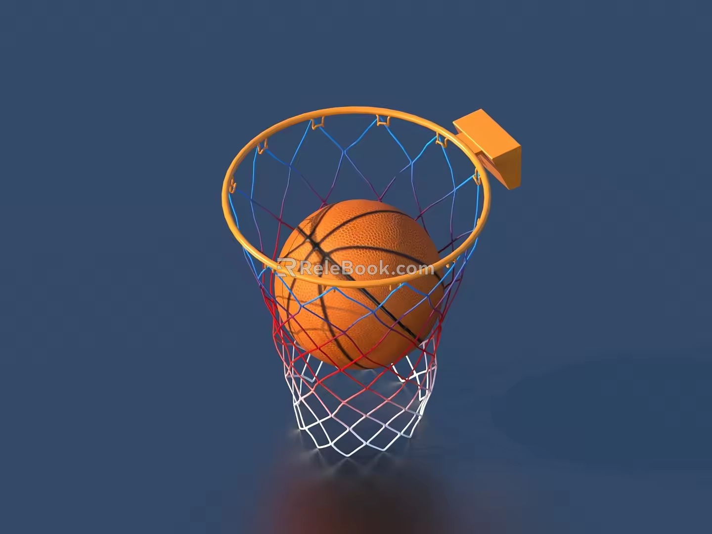 basketball net basketball frame 3d model