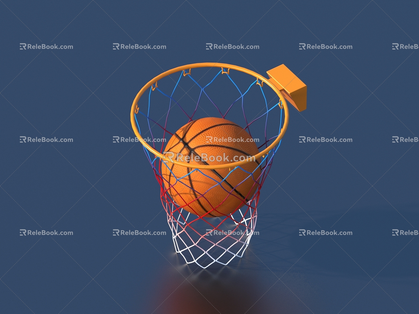 basketball basketball net basketball frame 3d model