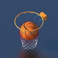 basketball basketball net basketball frame 3d model