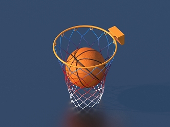 basketball net basketball frame 3d model