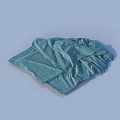 Light Green Knitted Garment With Soft Texture And Folded Design For Daily Use