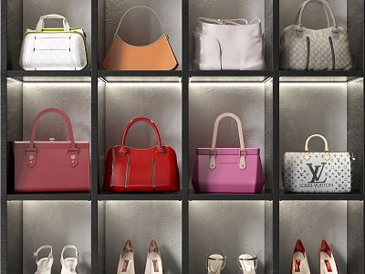 Modern bags, bags and shoes model