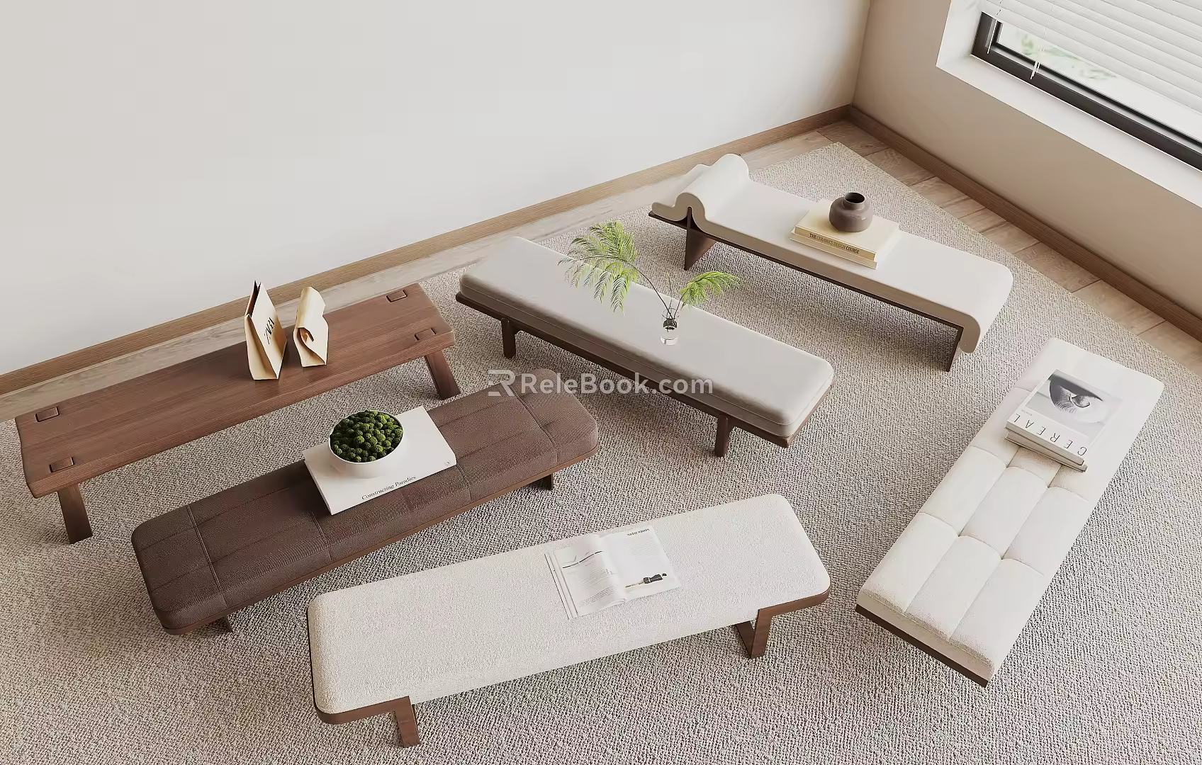 Modern Stool 3d model