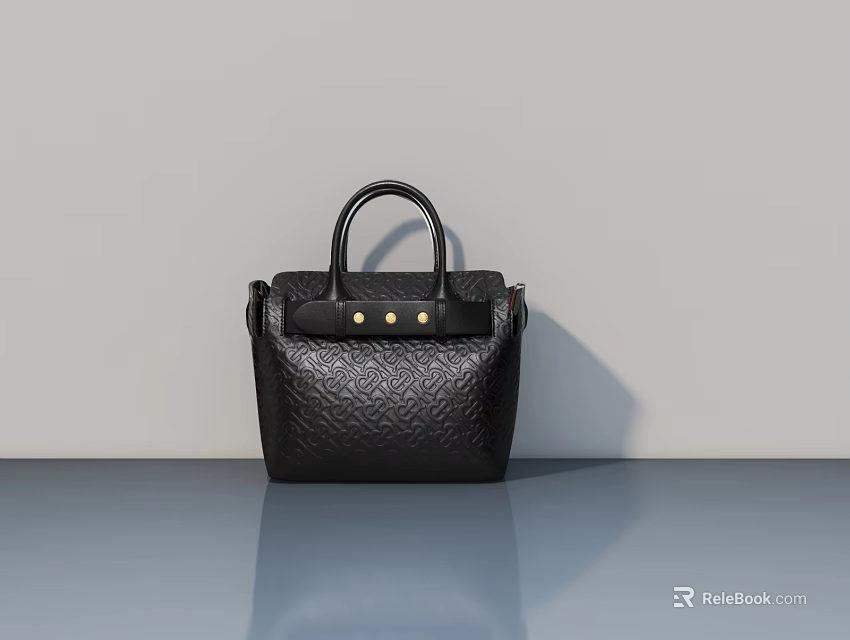 Modern Hinged Door With Sleek Surface And Durable Material For Home Use 3d model